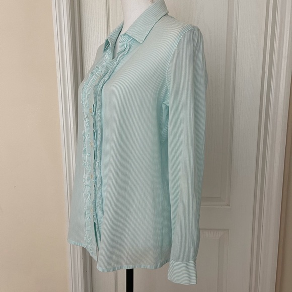 Additions by Chico's Woman’s Shirt, Cotton, Sz 2 - Picture 5 of 10